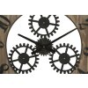 Mauro Ferretti ceas de perete Ingranaggio Plus Ø60x4 cm negru natural