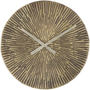 Mauro Ferretti Wanduhr Opis Ø50x3,5 cm bronziert