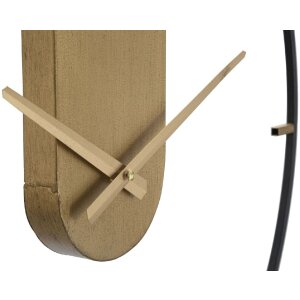 Mauro Ferretti ceas de perete Goldy Ø60x4.5 cm aur negru