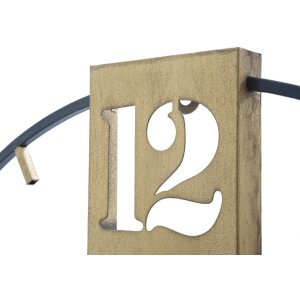 Mauro Ferretti ceas de perete Goldy Ø60x4.5 cm aur negru