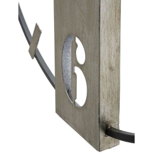 Mauro Ferretti Wanduhr Silbrig Ø 61x4,5 cm silber...