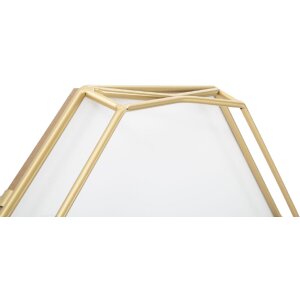 Mauro Ferretti ceas de perete Goldy octogonal Ø 56x6.5 cm aur