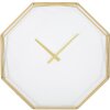 Mauro Ferretti ceas de perete Goldy octogonal Ø 56x6.5 cm aur