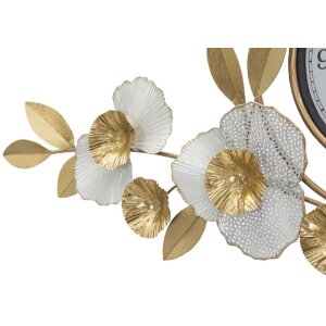 Mauro Ferretti ceas de perete flux 92.5x8x45.5 cm aur alb