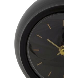 Mauro Ferretti Tischuhr Ball 16x13x19 cm schwarz gold