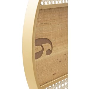 Mauro Ferretti Wanduhr Fuji Ø 50x3,5 cm naturfarben