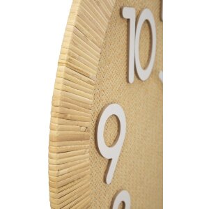 Mauro Ferretti ceas de perete Boho Plus Ø 60x4.5 cm alb natural colorat