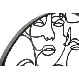 Mauro Ferretti ceas de perete fețe Ø 50x3.5 cm negru