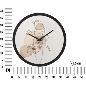 Mauro Ferretti ceas de perete floare Ø 40x3.5 cm multicolor cu design floral