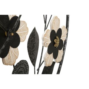 Mauro Ferretti ceas de perete Divaker Ø 67x5.5 cm maro negru