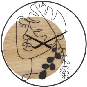 Mauro Ferretti Wanduhr Elegant Ø 60x2 cm braun...