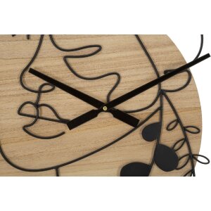 Mauro Ferretti Wanduhr Elegant Ø 60x2 cm braun...