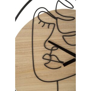 Mauro Ferretti ceas de perete Elegant Ø 60x2 cm maro negru