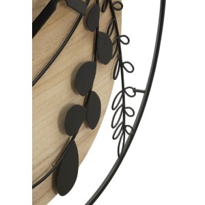 Mauro Ferretti ceas de perete Elegant Ø 60x2 cm maro negru