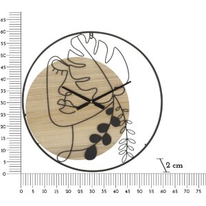 Mauro Ferretti ceas de perete Elegant Ø 60x2 cm maro negru