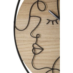 Mauro Ferretti ceas de perete Elegant Ø 60x2 cm maro negru