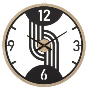 Mauro Ferretti Wanduhr Klammern Ø 60x2,5 cm...