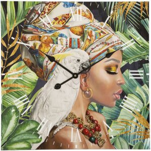 Mauro Ferretti Wanduhr Kloe 60x4,5x60 cm mehrfarbig