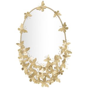 Mauro Ferretti Wandspiegel Ovaler Schmetterling 59x3x89,5...