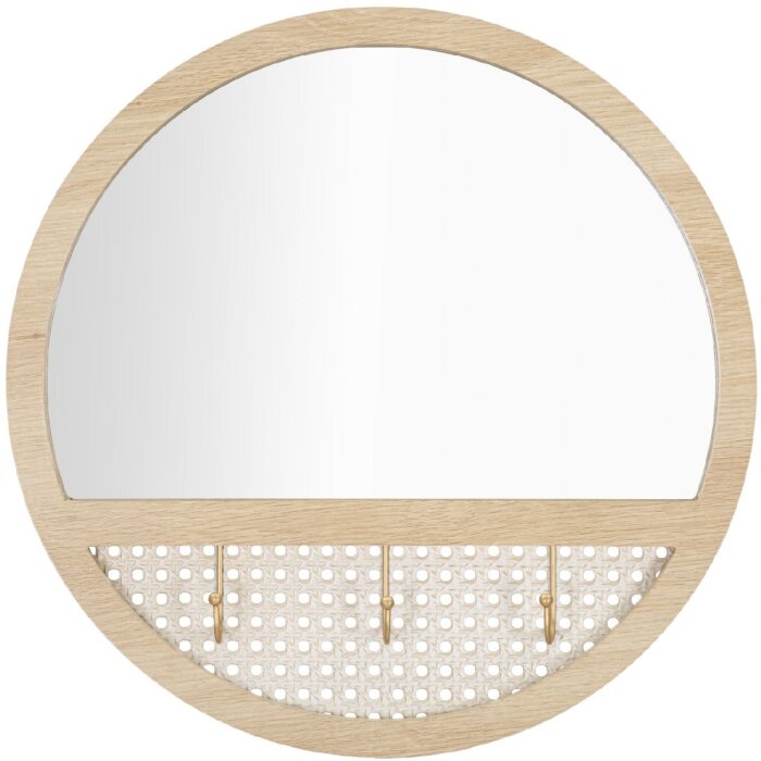 Mauro Ferretti oglindă de perete Fuji Ø 50x5 cm natural