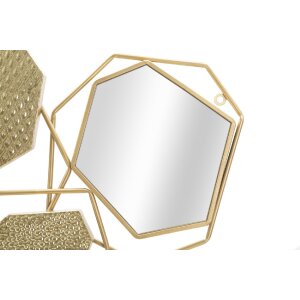 Mauro Ferretti Wandspiegel Stein 91x4x52 cm gold