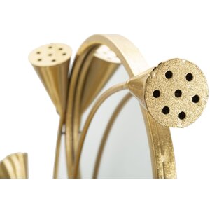 Mauro Ferretti oglindă de perete triplu flux 65x8x88 cm aur