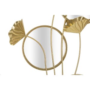 Mauro Ferretti oglindă de perete triplu flux 65x8x88 cm aur
