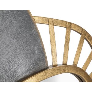 Mauro Ferretti oglindă de perete Art 55.9x5.7x90.8 cm gri auriu