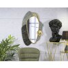Mauro Ferretti oglindă de perete Art 55.9x5.7x90.8 cm gri auriu