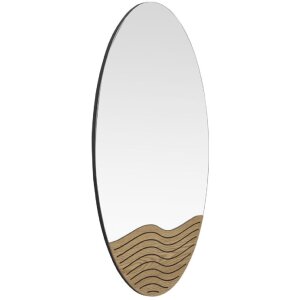 Mauro Ferretti oglindă de perete linii 50x1.5x80 cm natural