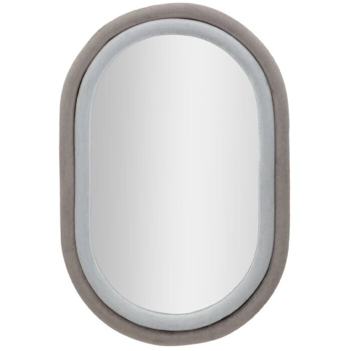 Mauro Ferretti oglindă de perete Antonius 60x4x90 cm gri