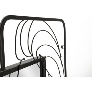 Mauro Ferretti Wandspiegel Eleanor 64,8x3,8x85 cm schwarz