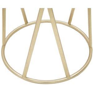 Mauro Ferretti masă telefonică simplă Ø 35x75 cm aur negru