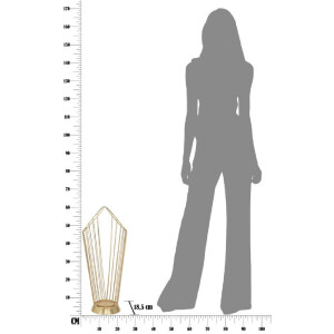 Mauro Ferretti suport pentru umbrele Stick 25.5x18.5x60 cm auriu