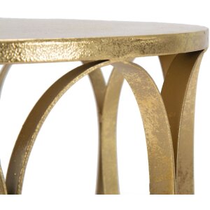 Mauro Ferretti Beistelltisch Venezia Ø 37x58 cm gold