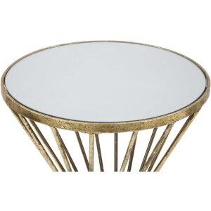 Mauro Ferretti Beistelltisch Hypnos Ø 35x70 cm gold