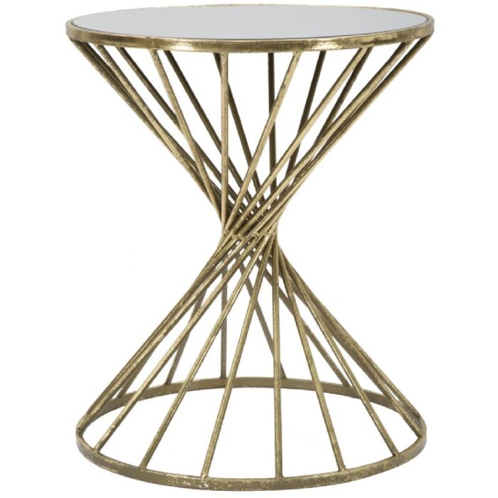 Mauro Ferretti Beistelltisch Hypnos Ø 42x50 cm gold