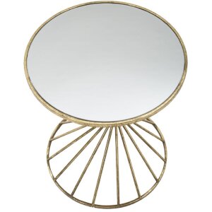 Mauro Ferretti Beistelltisch Hypnos Ø 42x50 cm gold