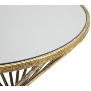 Mauro Ferretti Beistelltisch Hypnos Ø 42x50 cm gold