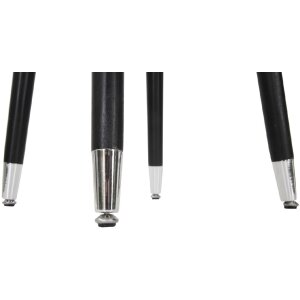 Mauro Ferretti taburet de bar Paris Ø 35x74 cm gri negru