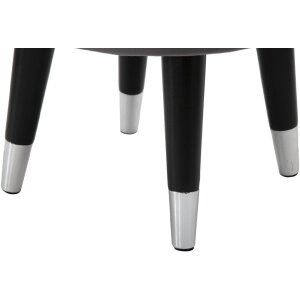 Mauro Ferretti taburet Paris Ø 35x40.5 cm gri argintiu