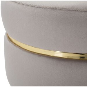 Mauro Ferretti taburet Paris Ø 35x40.5 cm gri negru