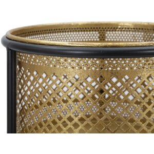 Mauro Ferretti Blumenständer Einfach Ø 25x50 cm gold schwarz