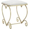 Mauro Ferretti taburet inima 50x37.5x51.5 cm aur crema