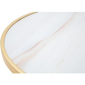 Mauro Ferretti Beistelltisch Glam Mat Ø 50,5x50 cm gold