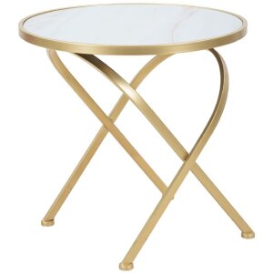 Mauro Ferretti Beistelltisch Glam Mat Ø 50,5x50 cm gold