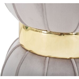 Mauro Ferretti Taburet Flower Ø 40x44 cm gri auriu