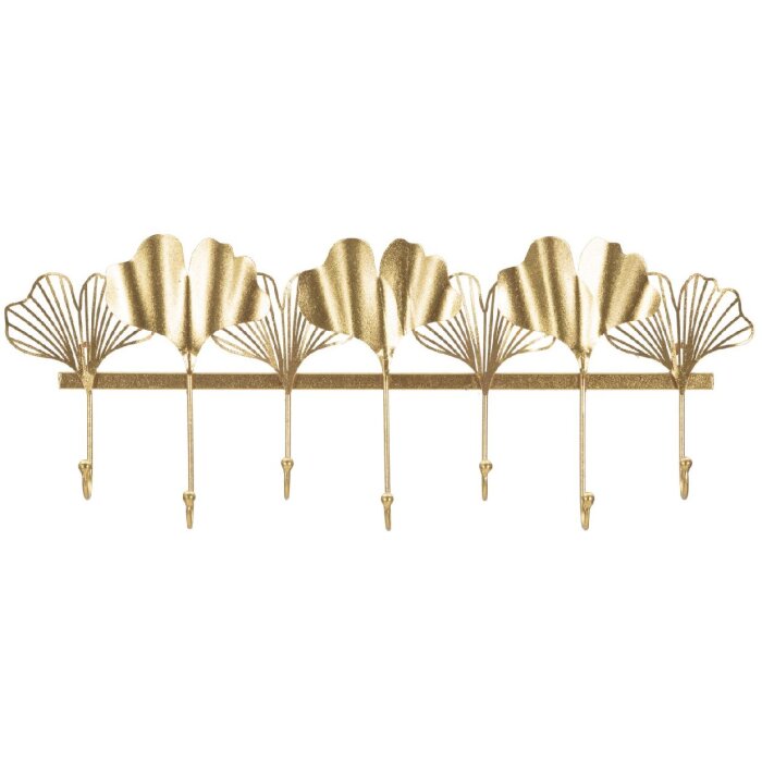 Mauro Ferretti perete cuier 7 frunze 66.2x6x26.3 cm aur