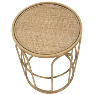 Mauro Ferretti Beistelltisch Samui Ø 40x55 cm naturfarben