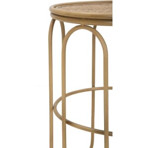 Mauro Ferretti Beistelltisch Samui Ø 40x55 cm naturfarben